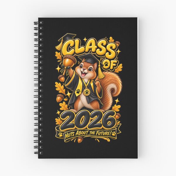 Item preview, Class of 2026 Funny Squirrel Graduation T Shirt designed and sold by cozydrops.