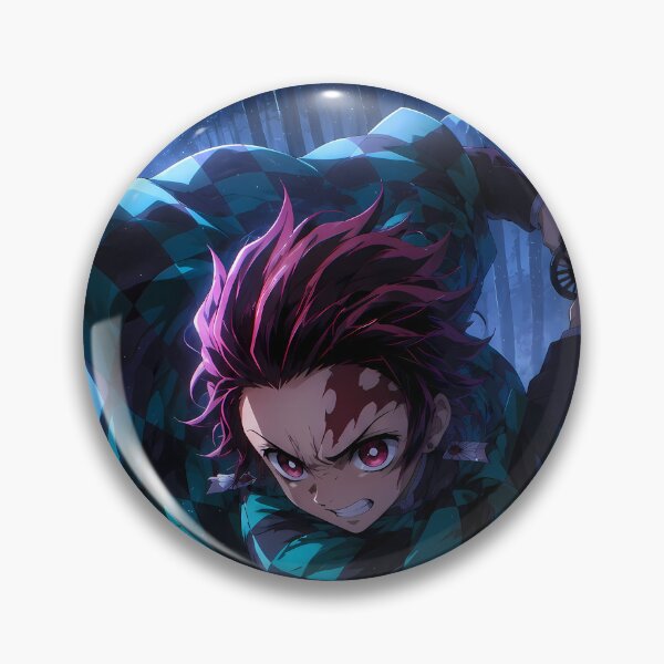 Item preview, Tanjiro Kamado Demon Slayer Moonlit Bamboo Forest Rush designed and sold by Dashsopaner.
