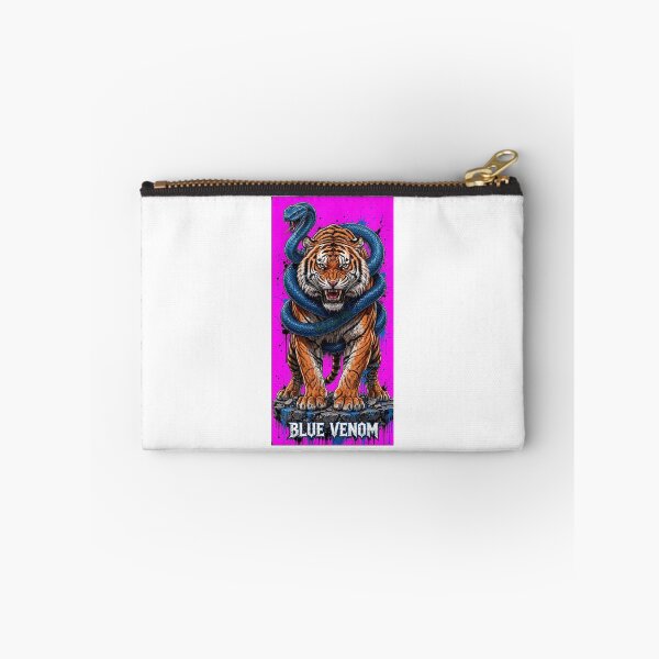Item preview, Blue Venom Tiger and Snake Coiled Attack Graphic designed and sold by WeirdWheeledArt.