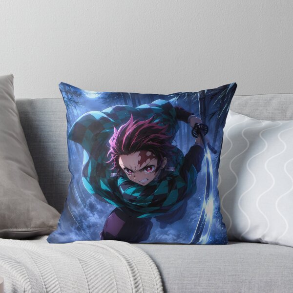 Item preview, Tanjiro Kamado Demon Slayer Moonlit Bamboo Forest Rush designed and sold by Dashsopaner.