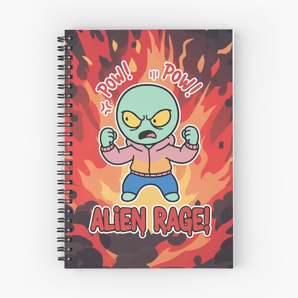 Item preview, Alien Rage Angry Green Alien Cartoon designed and sold by Taridesign.