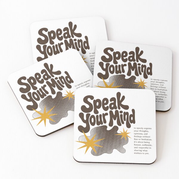 Item preview, Speak Your Mind designed and sold by GrooveAndGlow.