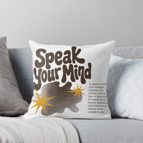 Item preview, Speak Your Mind designed and sold by GrooveAndGlow.