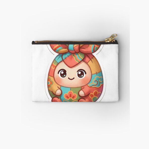 Item preview, Korean Bojagi Patchwork Mascot — Cute Traditional Wrapping Cloth Sticker designed and sold by radou88.