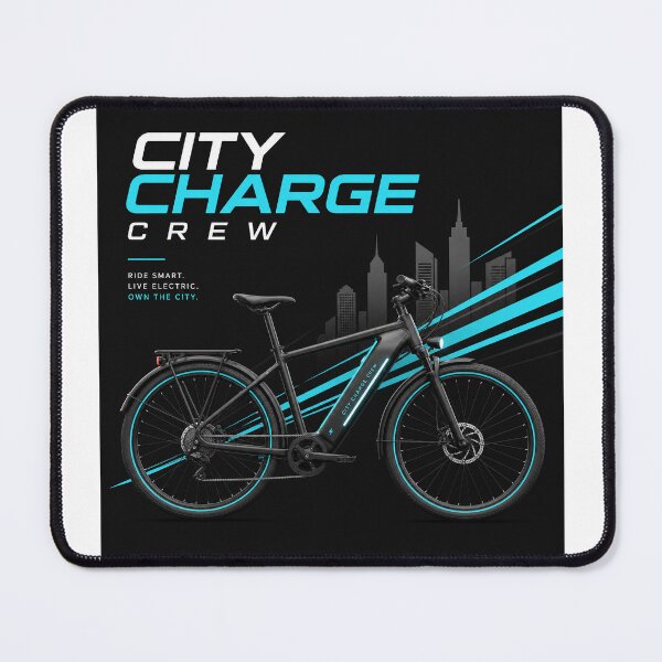 Item preview, City Charge Crew Urban Electric Bike Shirt designed and sold by OMNITeeSigns.