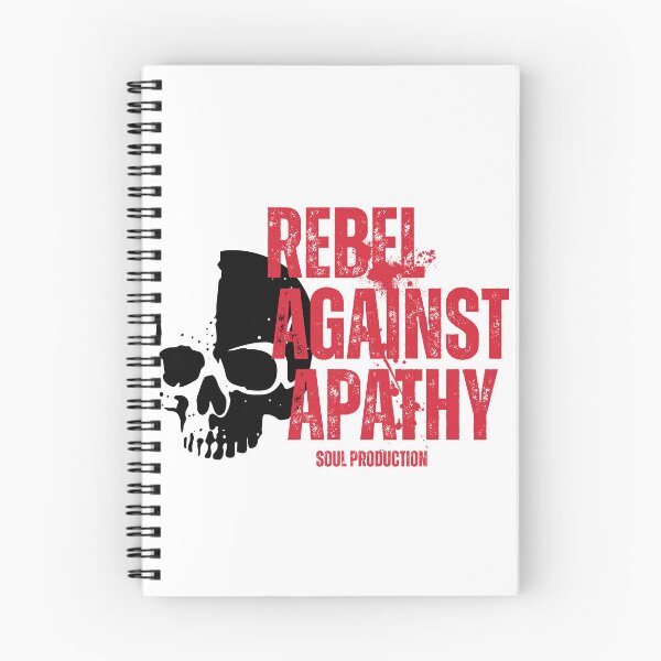 Item preview, Rebel Against Apathy Skull Motivational Punk Statement Design designed and sold by HYPNK.