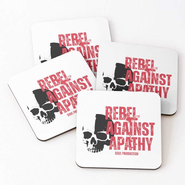 Item preview, Rebel Against Apathy Skull Motivational Punk Statement Design designed and sold by HYPNK.