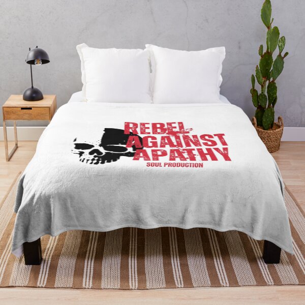 Item preview, Rebel Against Apathy Skull Motivational Punk Statement Design designed and sold by HYPNK.