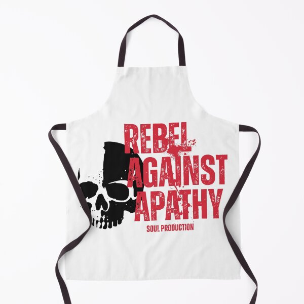 Item preview, Rebel Against Apathy Skull Motivational Punk Statement Design designed and sold by HYPNK.