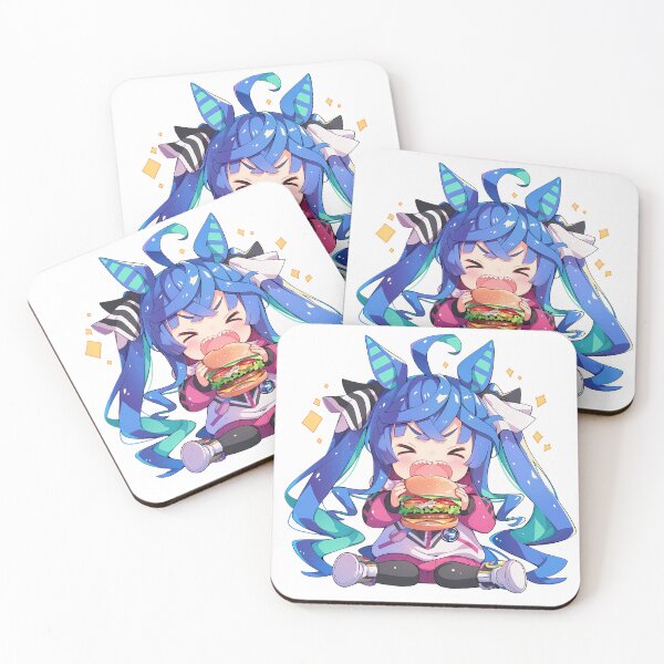 Item preview, Twin Turbo Uma Musume Pretty Derby Kawaii Chibi Burger Anime Girl Energetic Fun designed and sold by Dashsopaner.
