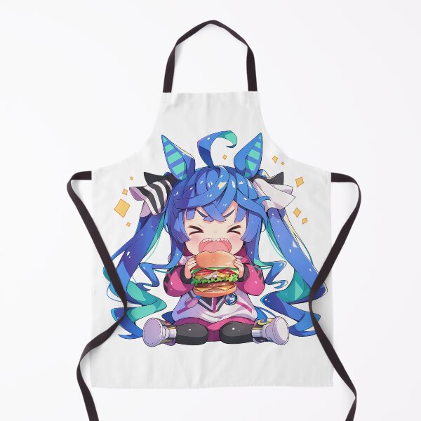 Item preview, Twin Turbo Uma Musume Pretty Derby Kawaii Chibi Burger Anime Girl Energetic Fun designed and sold by Dashsopaner.
