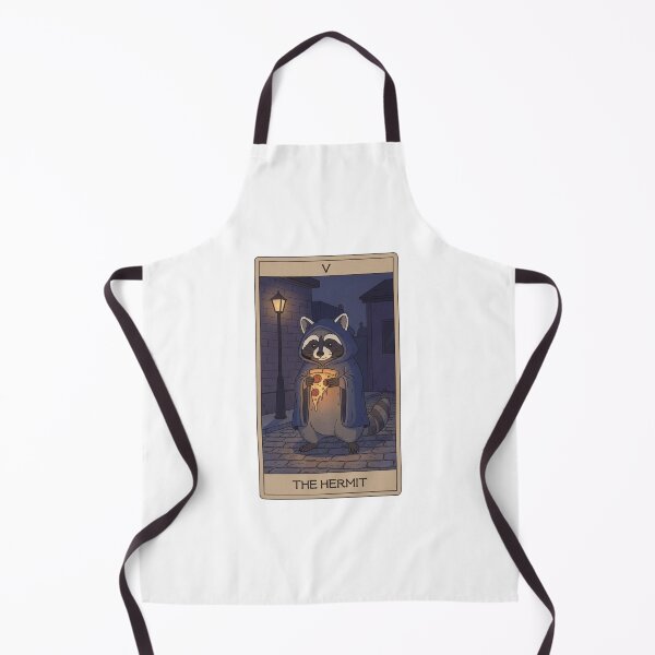 Item preview, The Hermit - Raccoons Tarot designed and sold by FestivityFinds.