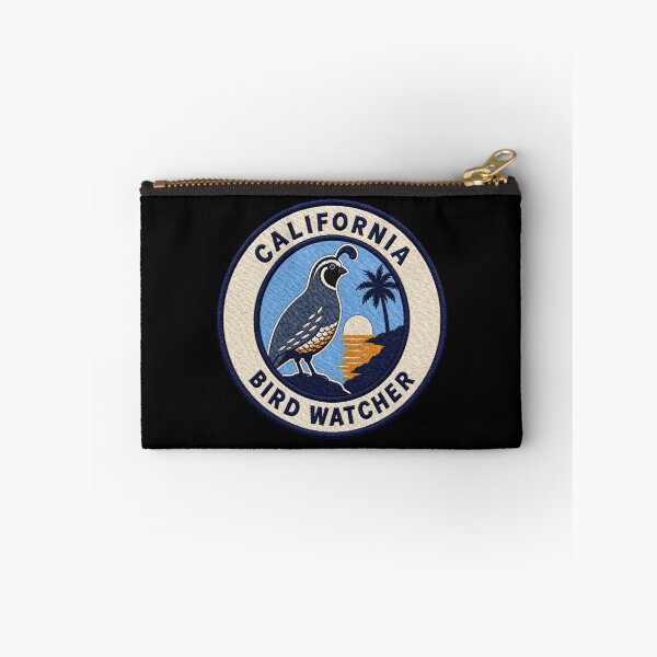 Item preview, California Bird Watcher California Quail Coastal Patch designed and sold by The-Drip-Studio.
