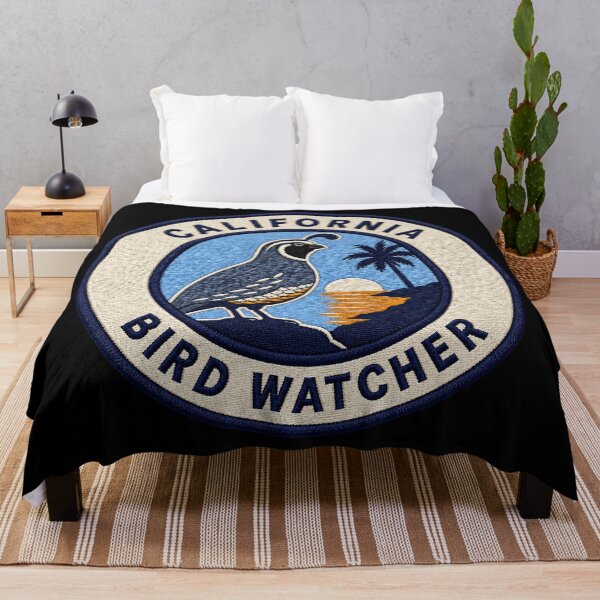 Item preview, California Bird Watcher California Quail Coastal Patch designed and sold by The-Drip-Studio.