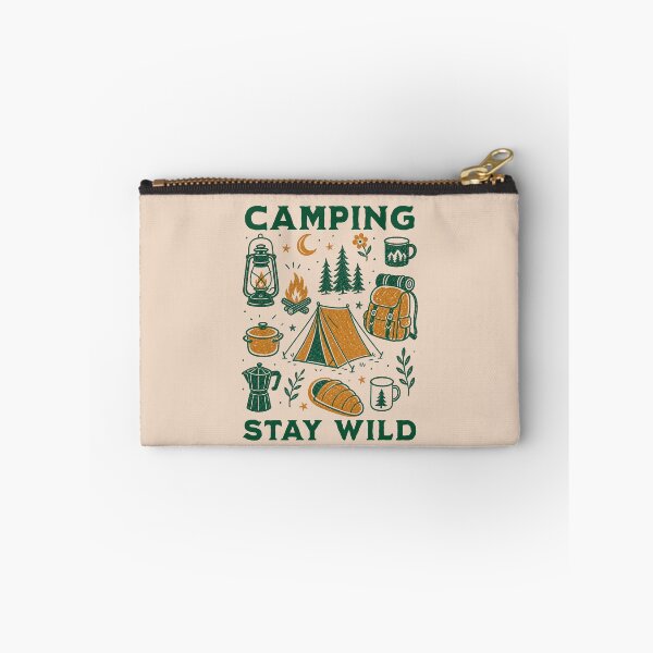 Item preview, Camping Stay Wild Retro Vintage Outdoors Illustration designed and sold by NosandEdgy.