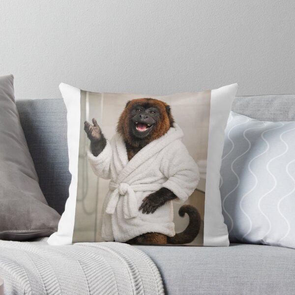 Item preview, Cozy Bathrobe Howler Monkey designed and sold by Sillytoe.