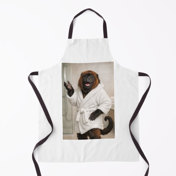Item preview, Cozy Bathrobe Howler Monkey designed and sold by Sillytoe.