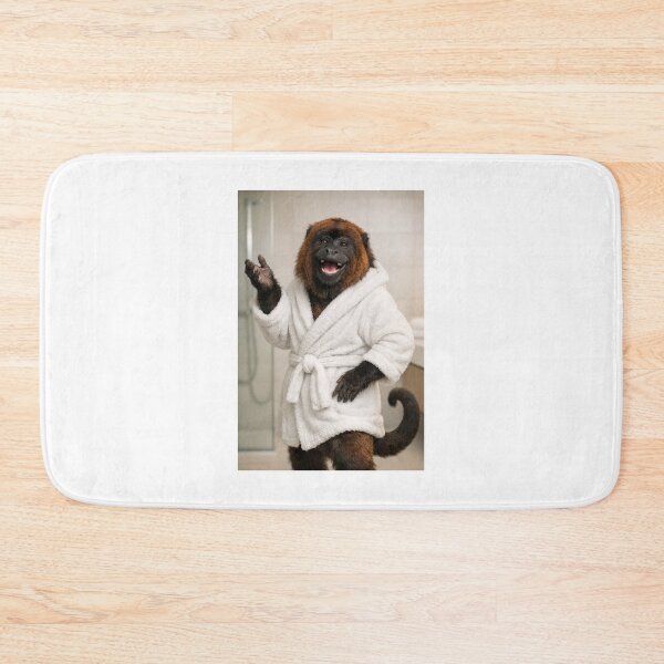 Item preview, Cozy Bathrobe Howler Monkey designed and sold by Sillytoe.