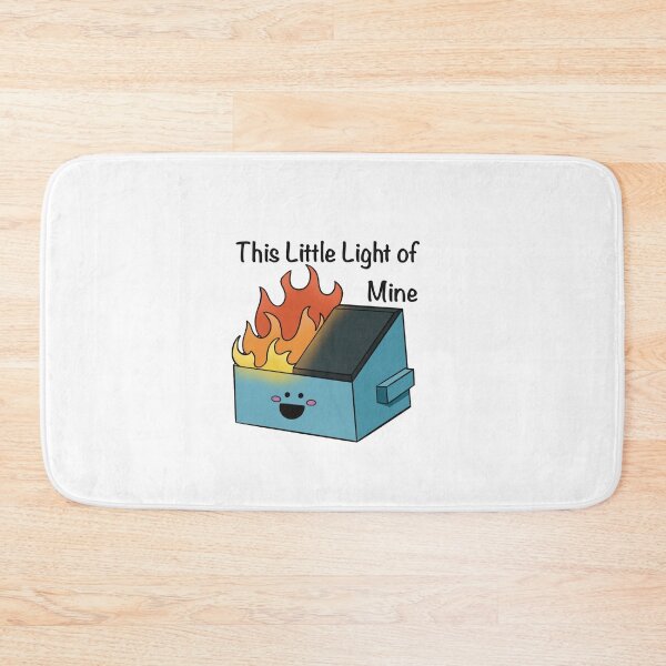 Item preview, This Little Light Of Mine Funny Dumpster Fire Pun designed and sold by The Soapiest Goat.