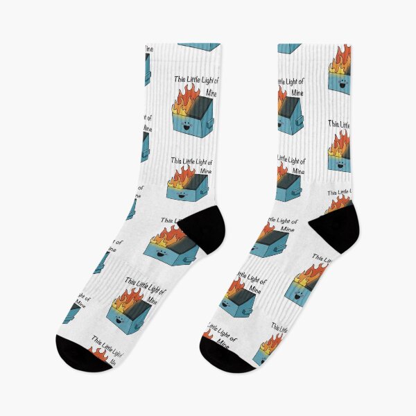 Item preview, This Little Light Of Mine Funny Dumpster Fire Pun designed and sold by The Soapiest Goat.