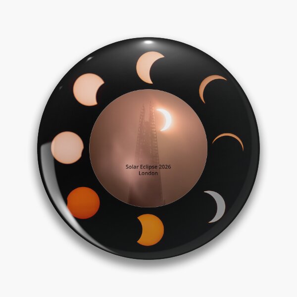 Item preview, Partial Solar Eclipse in London 2026 Composite designed and sold by henrytangphotos.