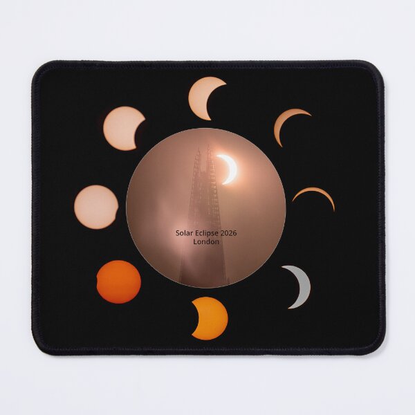 Item preview, Partial Solar Eclipse in London 2026 Composite designed and sold by henrytangphotos.