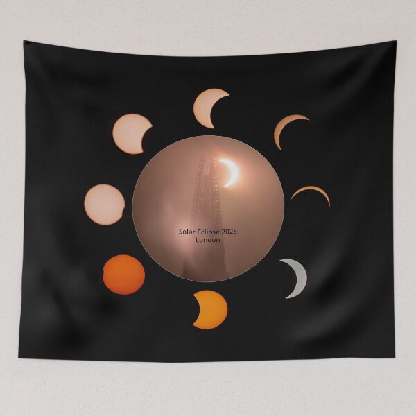 Item preview, Partial Solar Eclipse in London 2026 Composite designed and sold by henrytangphotos.