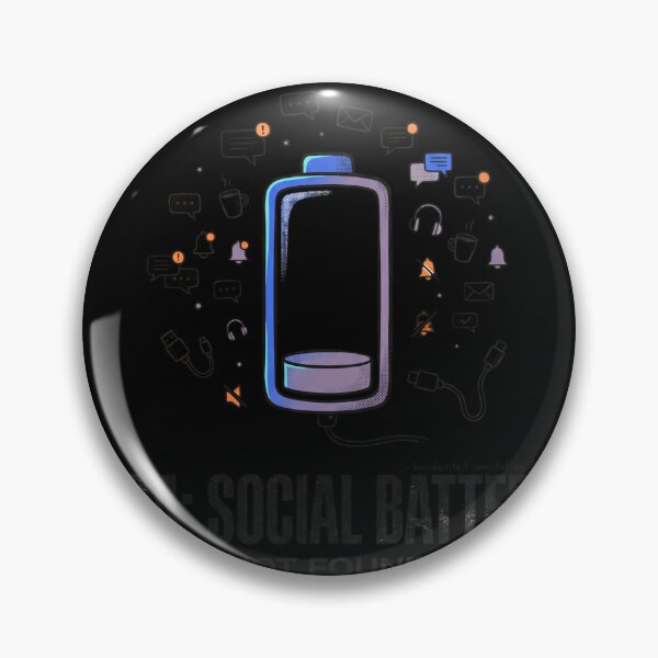 Item preview, 404 Social Battery Not Found – Digital Overload Streetwear designed and sold by Origamoart.