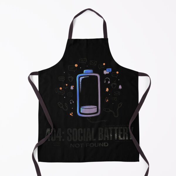 Item preview, 404 Social Battery Not Found – Digital Overload Streetwear designed and sold by Origamoart.