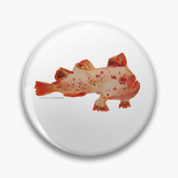Item preview, Red Handfish | Watercolour designed and sold by Potonchi-Photo.