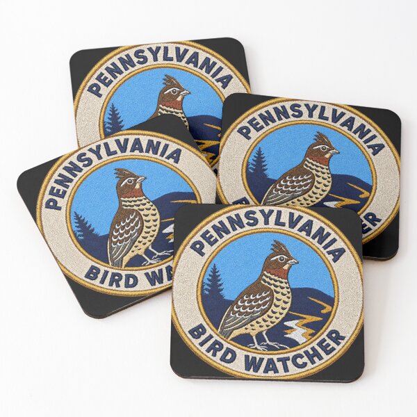 Item preview, Pennsylvania Ruffed Grouse State Bird Vintage Patch designed and sold by The-Drip-Studio.