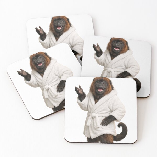 Item preview, Relaxing Bathrobe Howler Monkey designed and sold by Sillytoe.