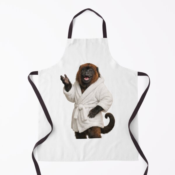 Item preview, Relaxing Bathrobe Howler Monkey designed and sold by Sillytoe.