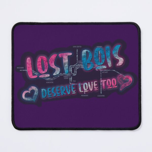 Item preview, Lost Bois Deserve Love Too - PDX map designed and sold by Mx’d Media Art and Design by Henri Hulo.