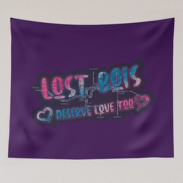 Item preview, Lost Bois Deserve Love Too - PDX map designed and sold by Mx’d Media Art and Design by Henri Hulo.