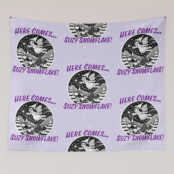 Item preview, Suzy Snowflake Purple designed and sold by Normbot2000.