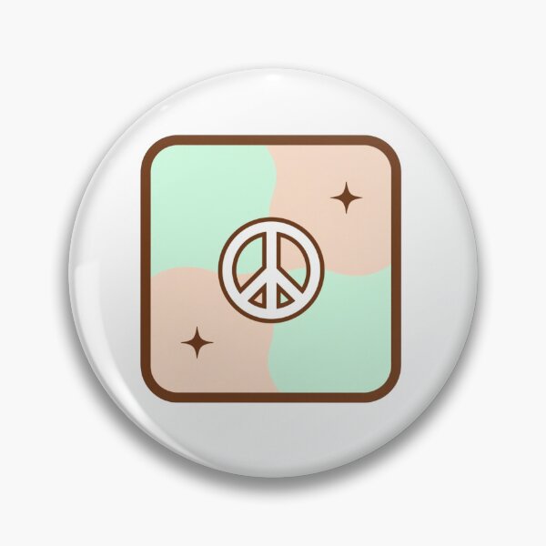 Item preview, Retro Pastel Peace Sign - Cute 70s Groovy Peace Symbol designed and sold by FestivityFinds.