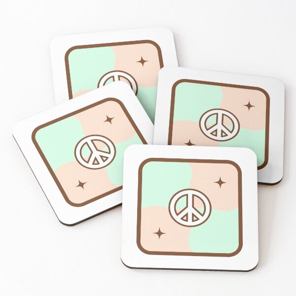 Item preview, Retro Pastel Peace Sign - Cute 70s Groovy Peace Symbol designed and sold by FestivityFinds.