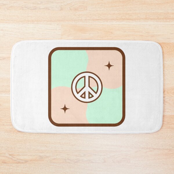 Item preview, Retro Pastel Peace Sign - Cute 70s Groovy Peace Symbol designed and sold by FestivityFinds.