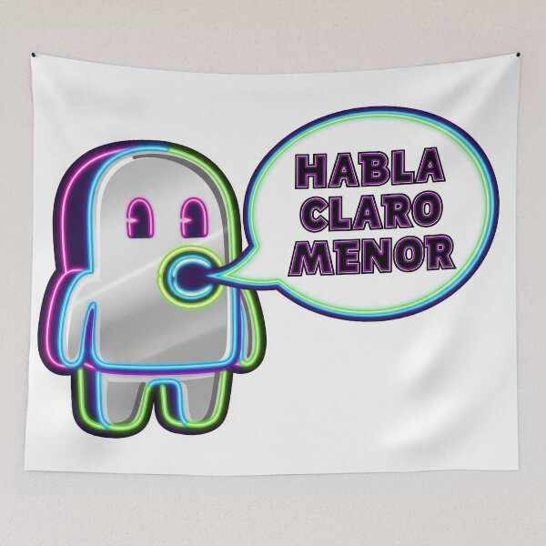 Item preview, Speak Clearly, Minor - Neon Robot Venezuelan Urban Phrase designed and sold by elglotonmusical.