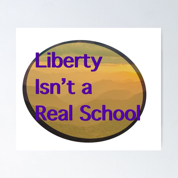 Item preview, Liberty isn’t a real school mountains designed and sold by DB Mass Designs.