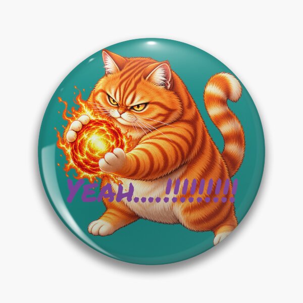 Item preview, Orange Cat with fireball designed and sold by PlengPoomofArts.