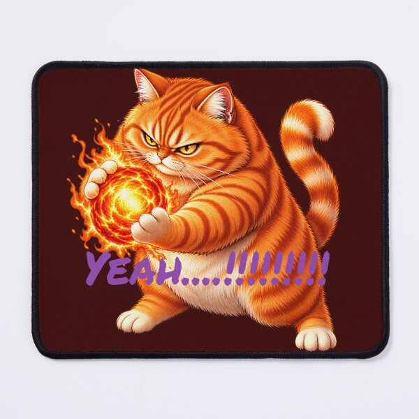Item preview, Orange Cat with fireball designed and sold by PlengPoomofArts.