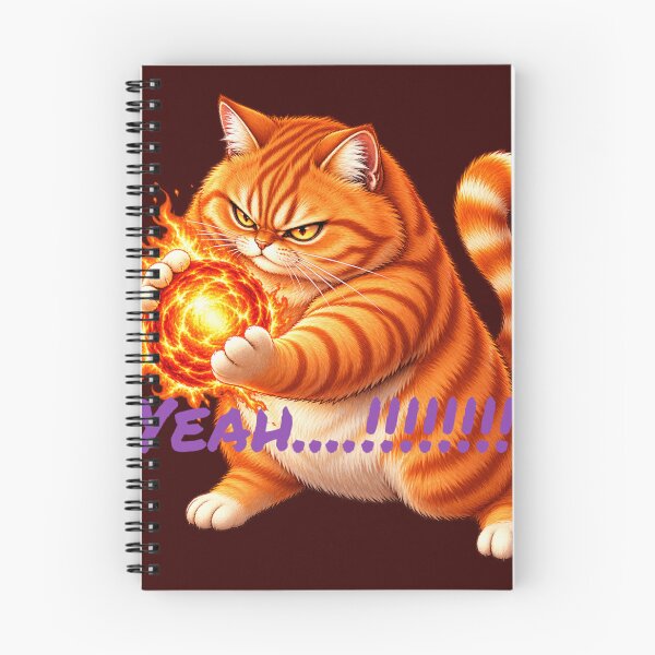 Item preview, Orange Cat with fireball designed and sold by PlengPoomofArts.