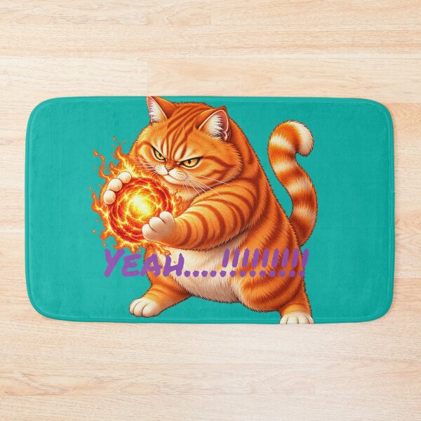 Item preview, Orange Cat with fireball designed and sold by PlengPoomofArts.