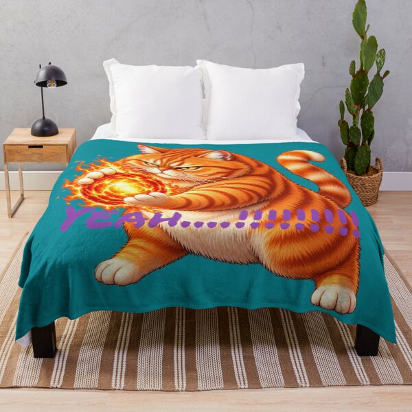 Item preview, Orange Cat with fireball designed and sold by PlengPoomofArts.