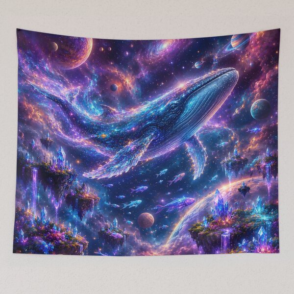 Item preview, Celestial Cosmic Whale Swimming Through Galaxy designed and sold by Herodestroyer.