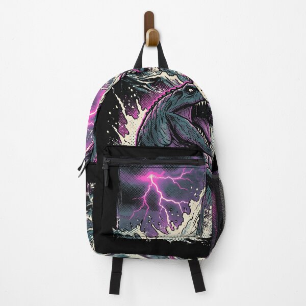 Item preview, Prehistoric Mosasaur Sea Monster Lightning Storm designed and sold by snowry.