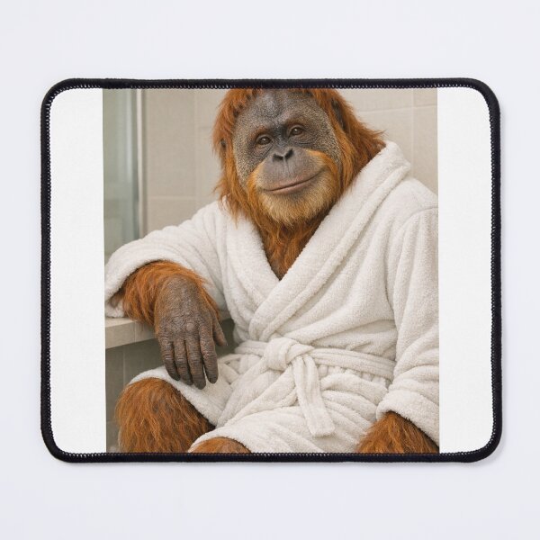 Item preview, Cozy Bathrobe Orangutan designed and sold by Sillytoe.