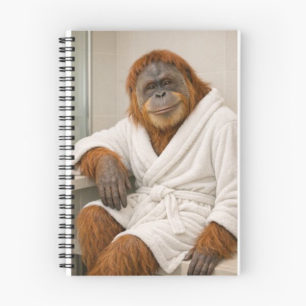 Item preview, Cozy Bathrobe Orangutan designed and sold by Sillytoe.
